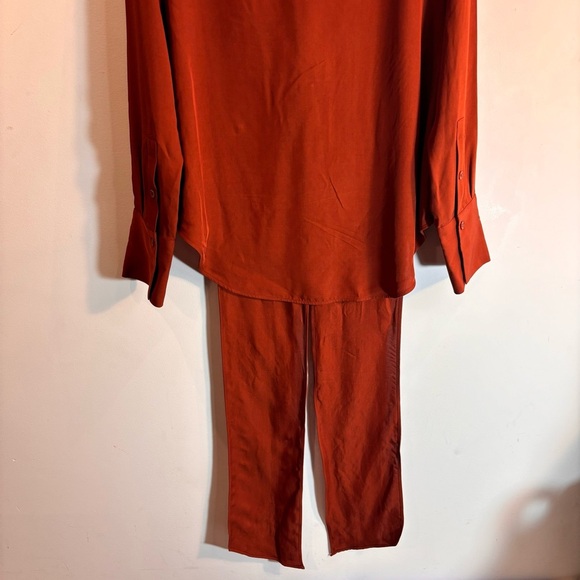 ZARA Sz XS Blouse Oversized Multi Position Ties Flowy Long Sleeve NEW WITH TAGS - Picture 9 of 12